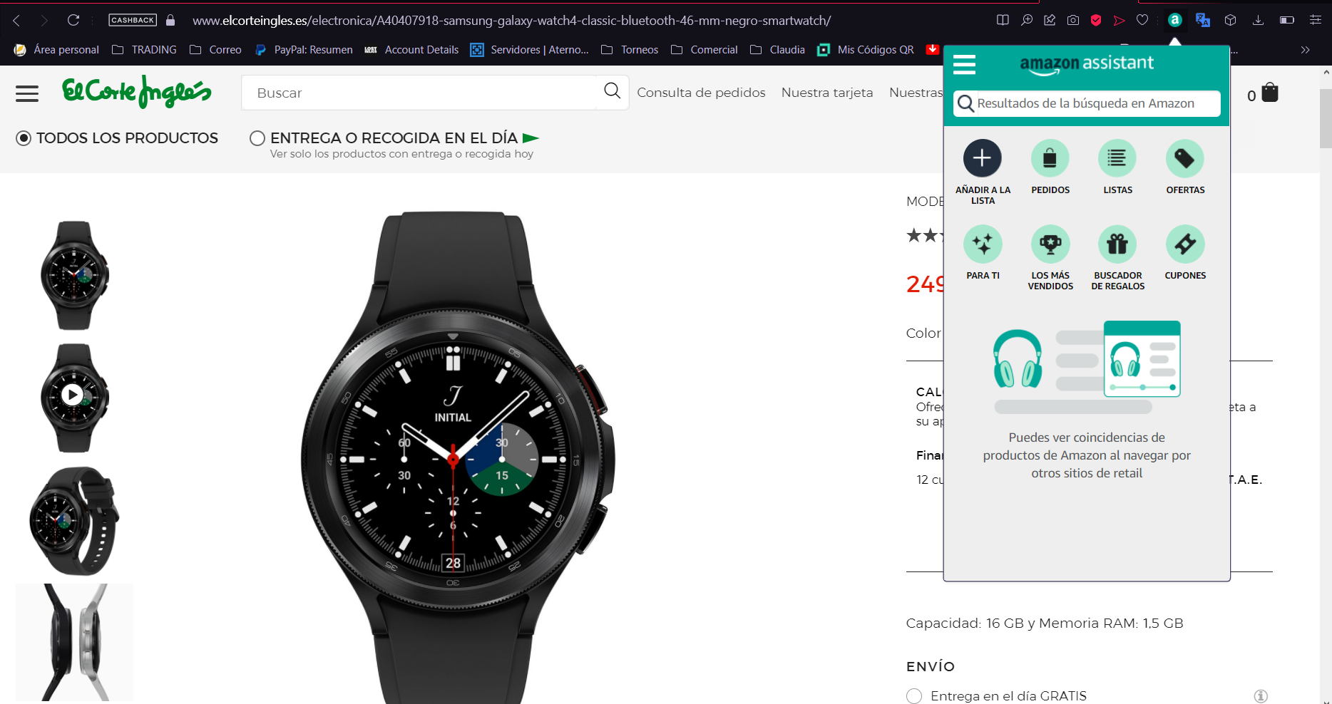 Reloj El Corte Inglés