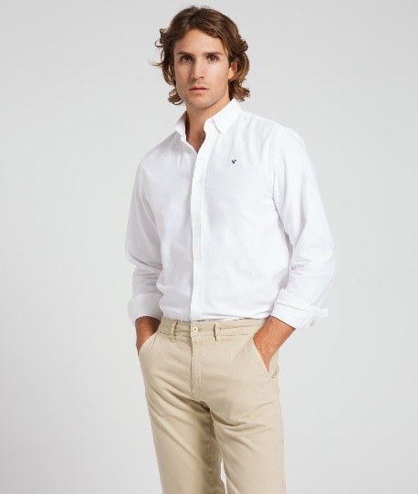 camisas blancas hombre