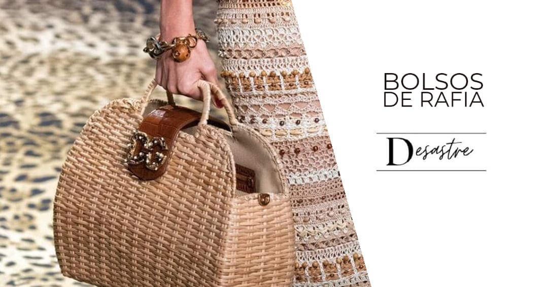 bolsos de rafia