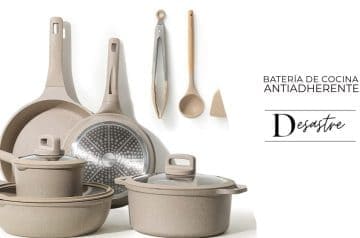 batería de cocina antiadherente
